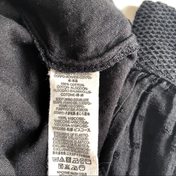 Free People Sugarpie Mini Black Deep V Boho Dress - Picture 6 of 6